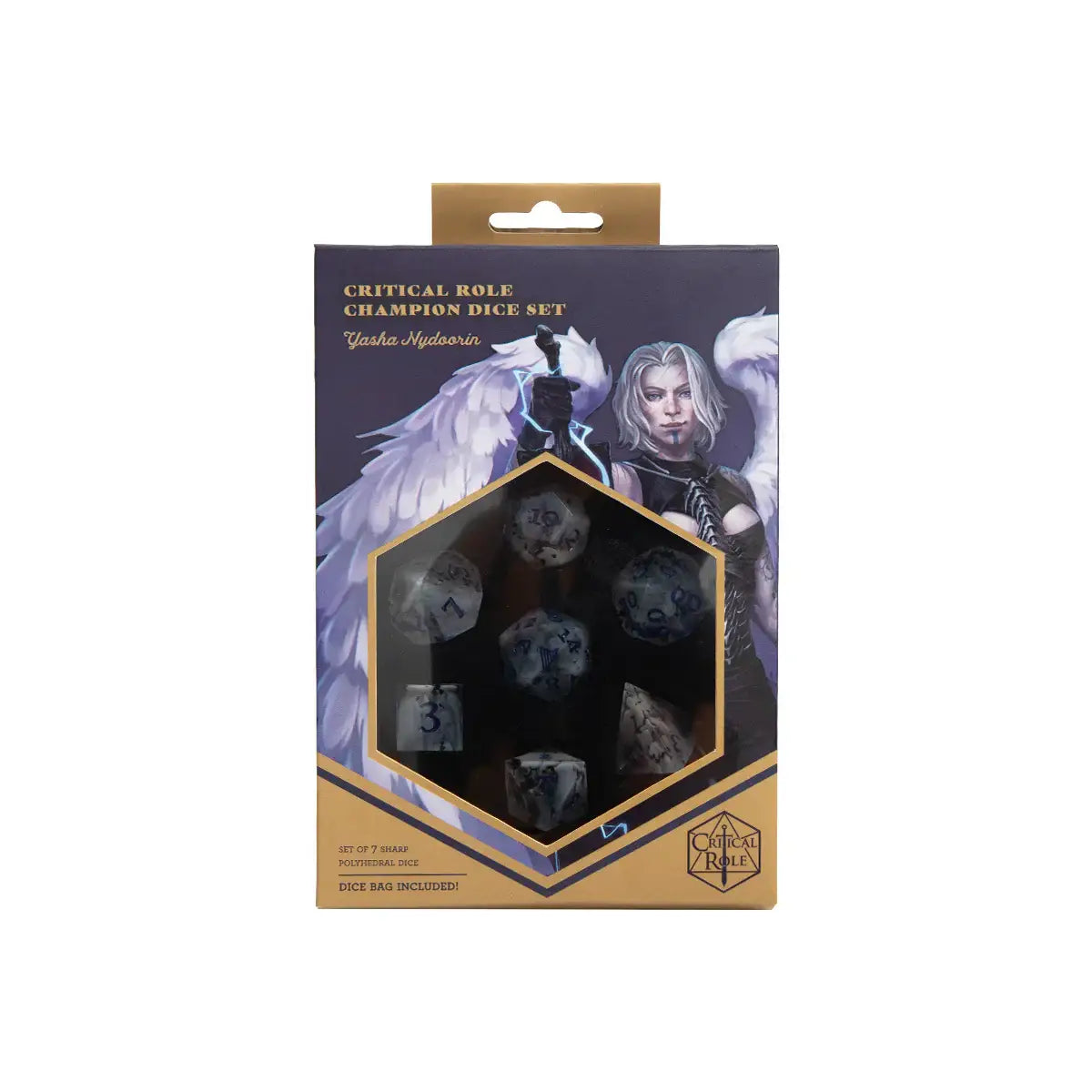 Critical Role RPG Dice Set: Yasha Nydoorin - Gaming Supplies - Dice