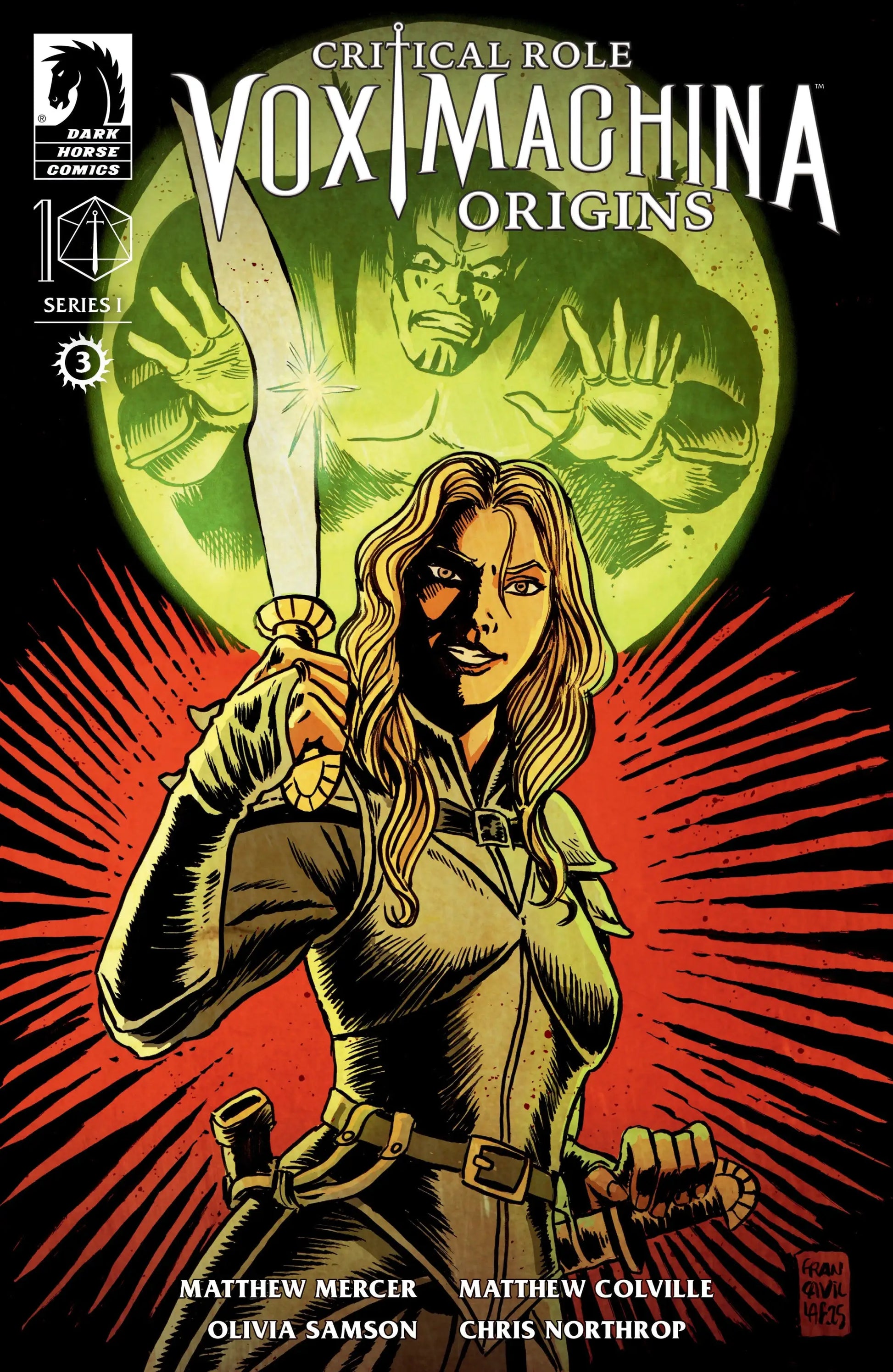 Critical Role: Vox Machina Origins I #3 (Cover A) (Francesco Francavilla) - Back Issues