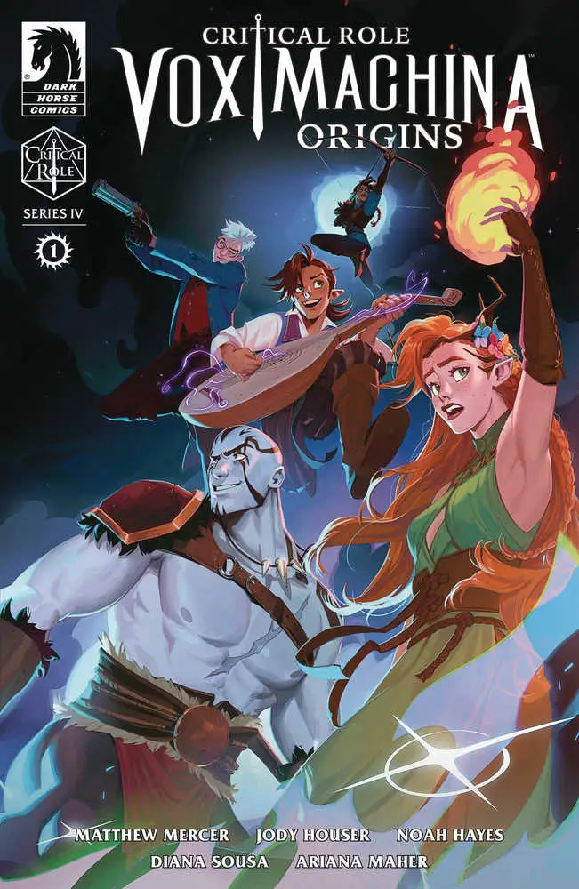 Comic book cover for Critical Role Vox Machina Origins showcasing dynamic adventurers