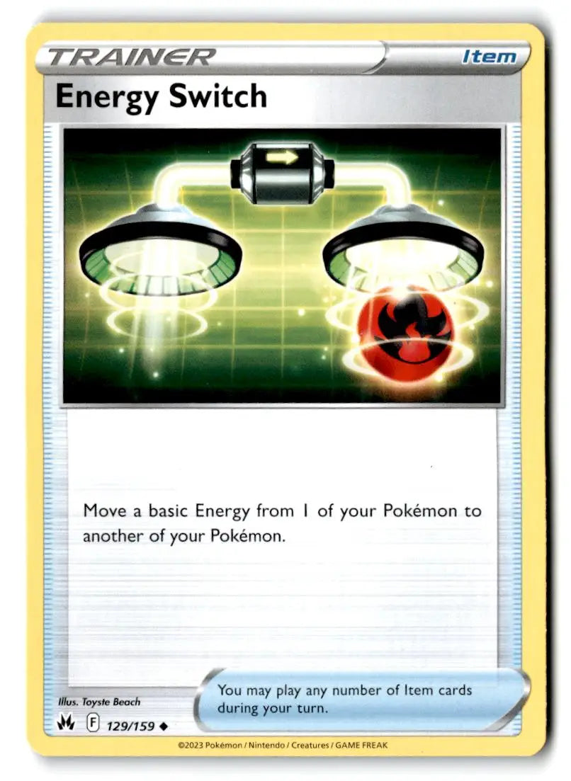 Crown Zenith #129/159 Energy Switch - Pokémon Card Single