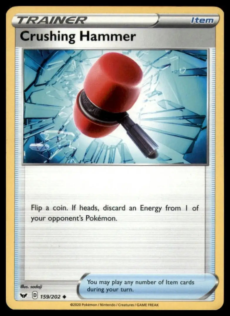 Crushing Hammer 159/202 Swsh01: Sword & Shield Regular Pokemon