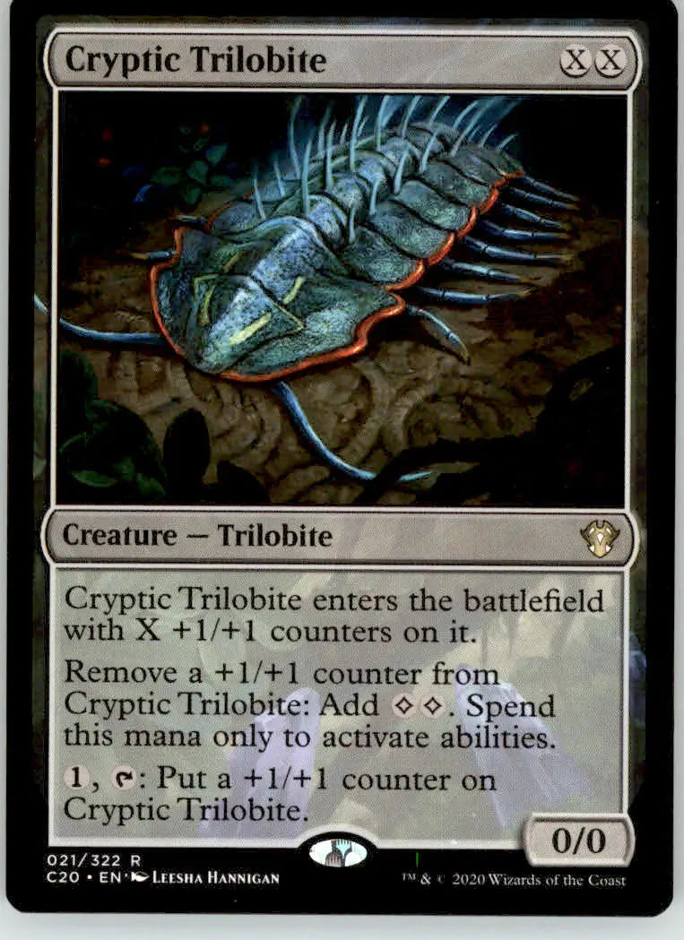 Cryptic Trilobite - Commander 2020 - 21 - NM Magic: The Gathering - Magic Card Single