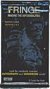 Cryptozoic 2013 Fringe Seasons Three & Four Trading Card Pack - Non-Sport Sealed