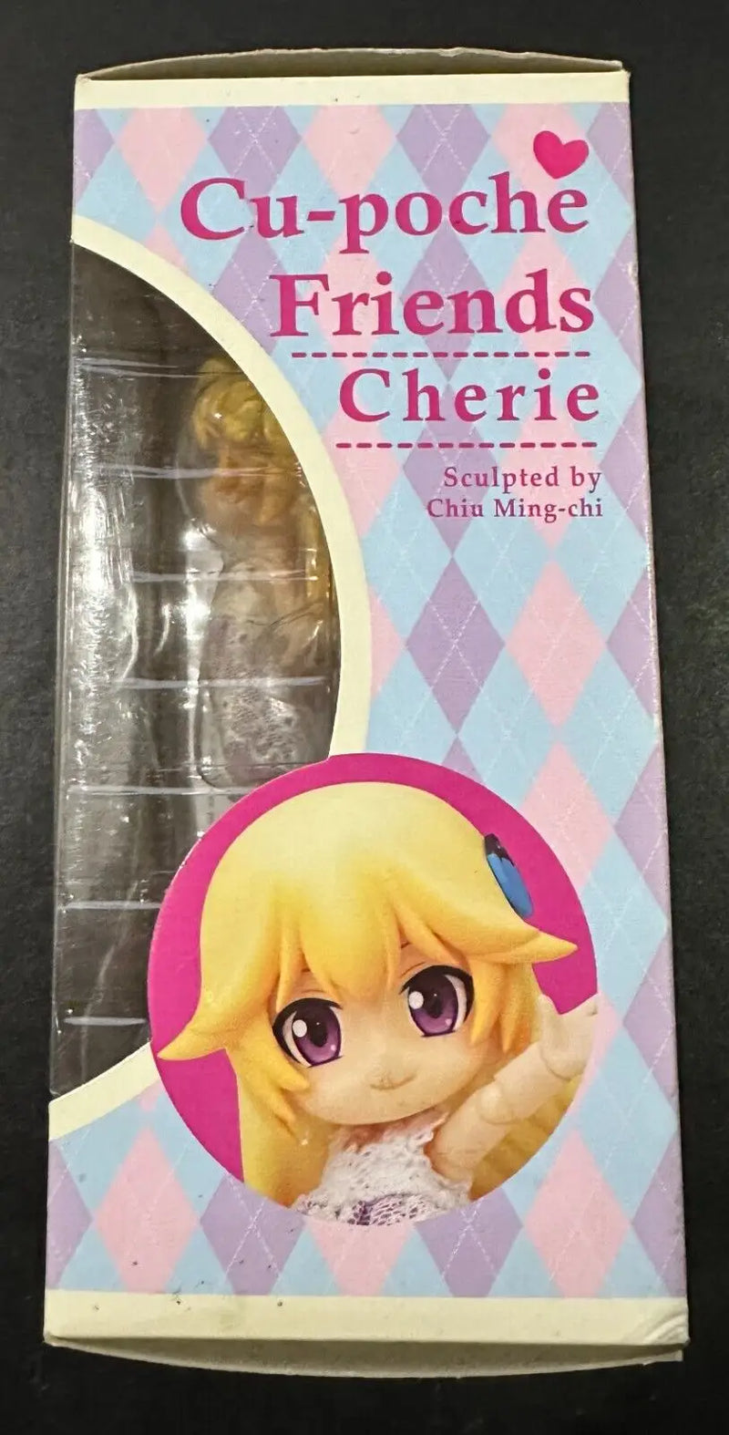 Cu-Poche Friends Cherie doll box showcasing multiple points of articulation and detailed design