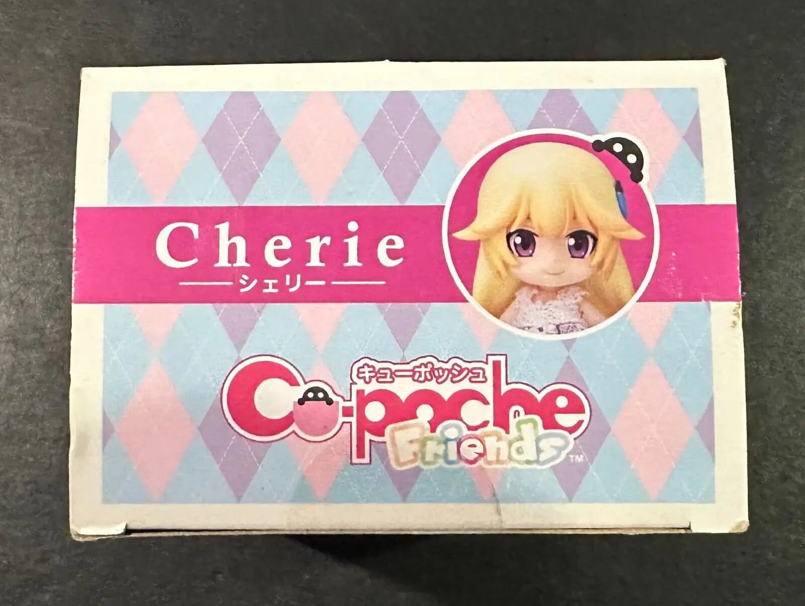 Cu-Poche Friends Cherie doll box showcasing multiple points of articulation and detail