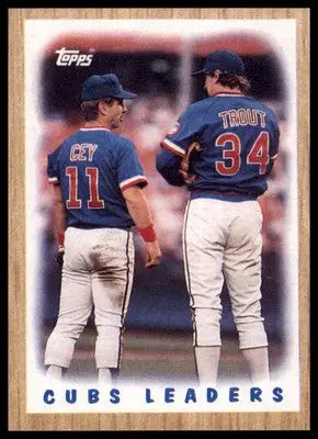 Cubs Leaders 1987 Topps #581 Chicago Cubs