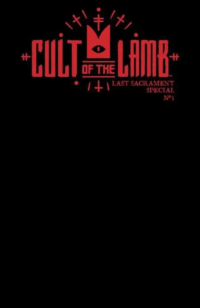 Cult Of The Lamb Last Sacrament Special #1 (One Shot) Cover C Blank Sketch Variant - Comic Book
