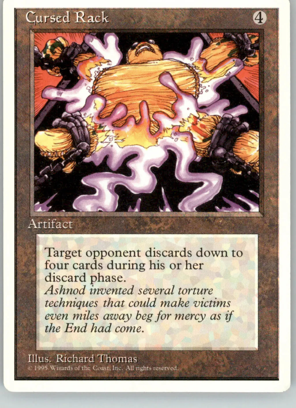 Cursed Rack - Fourth Edition - LP Magic: The Gathering