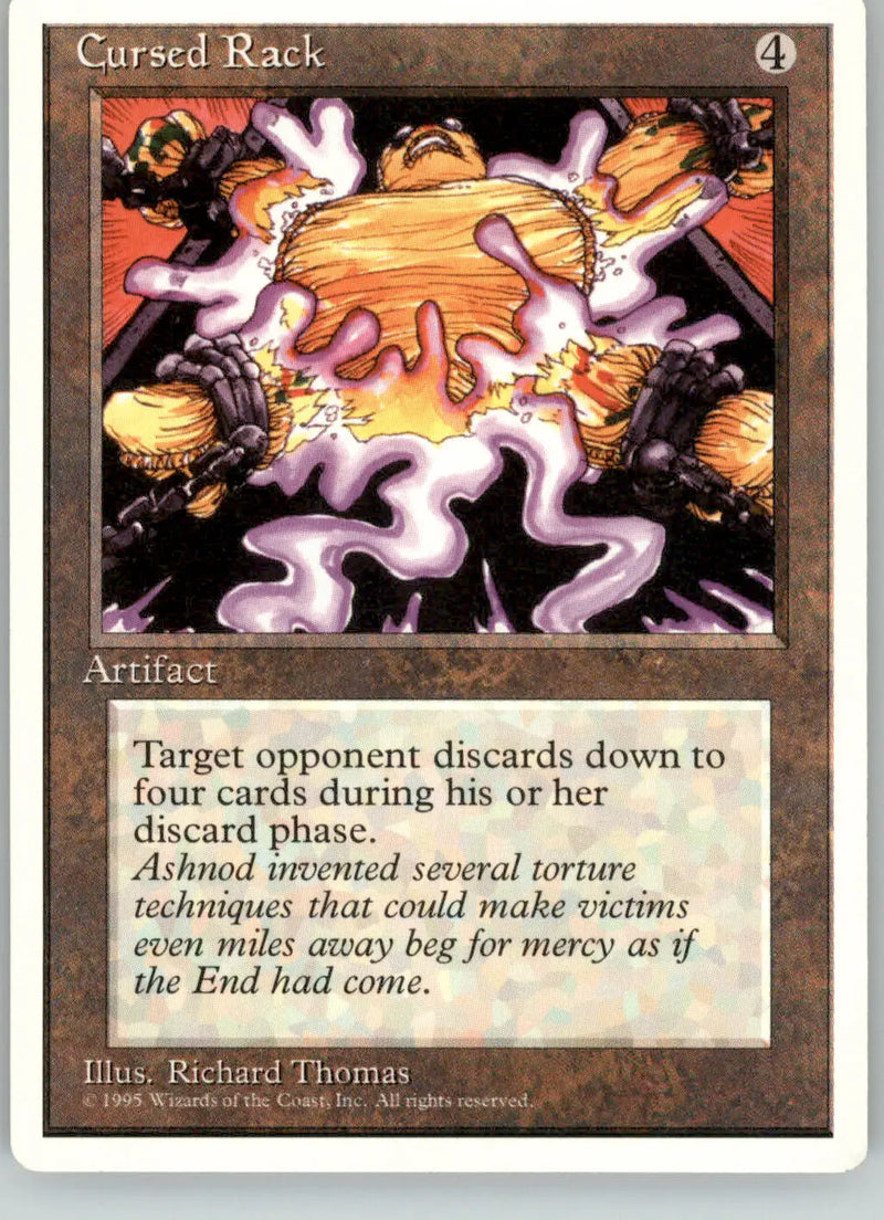 Cursed Rack - Fourth Edition - LP Magic: The Gathering