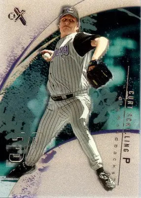 Curt Schilling - 2002 Fleer E-X - #38 - Baseball - Baseball Card Single