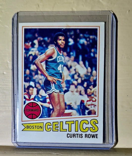 Curtis Rowe 1977 Topps Chewing Gum #3 Basketball Card Boston Celtics - Basketball Card Single