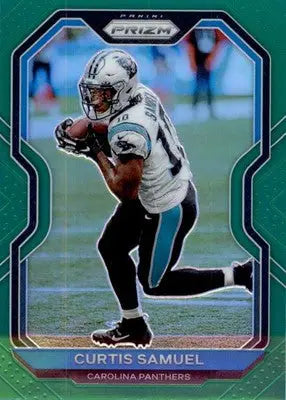 Curtis Samuel - 2020 Panini Prizm - #235 - Prizm Green Football - Football Card Single