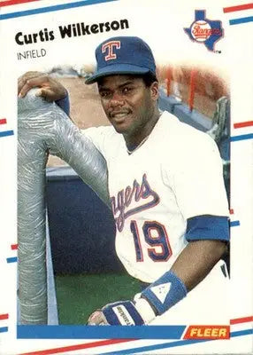 Curtis Wilkerson - 1988 Fleer - #481 - Baseball - Baseball Card Single