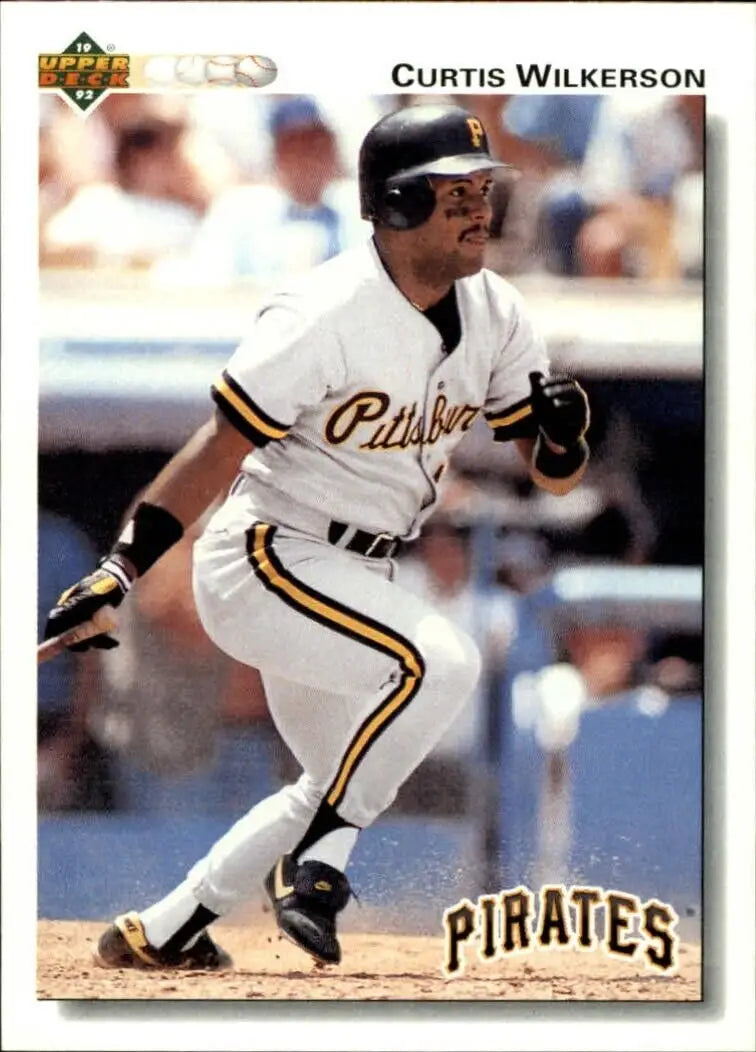 Curtis Wilkerson 1992 Upper Deck MLB #490 Baseball Card Pittsburgh Pirates - Baseball Card Single