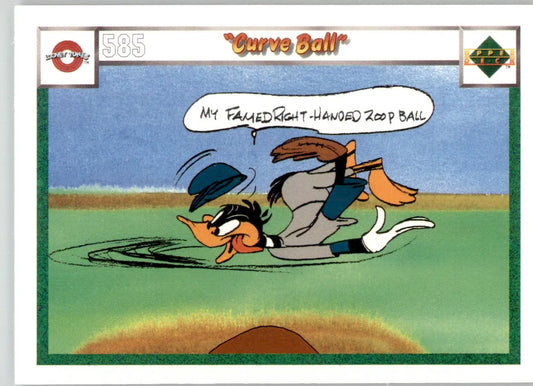 Curve Ball - 1990 Upper Deck Comic Ball - #585 / 588 - Baseball - Baseball Card Single