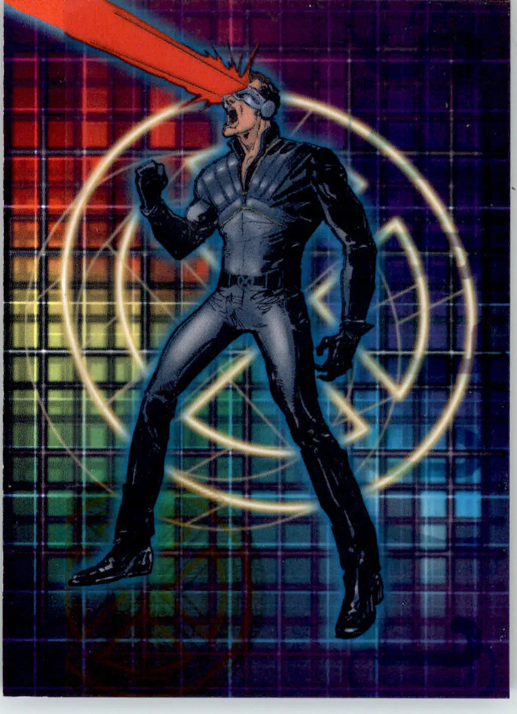 Cyclops (Art) - 2000 Topps X-Men The Movie - #CL5 - Clear-Cling Non_sport - Entertainment Card Single