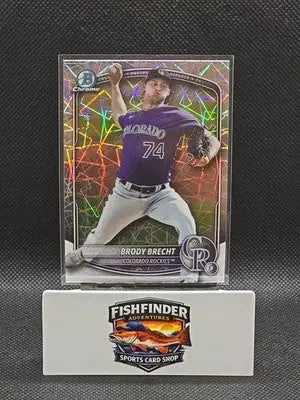 CZ124 - 2025 Bowman Draft - Brody Brecht #BDC-143 - Chrome Lazer - Baseball Card Single