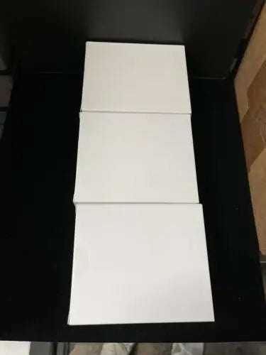Three stacked white square boxes from D&D Dragons Onslaught Launch Kit Sealed