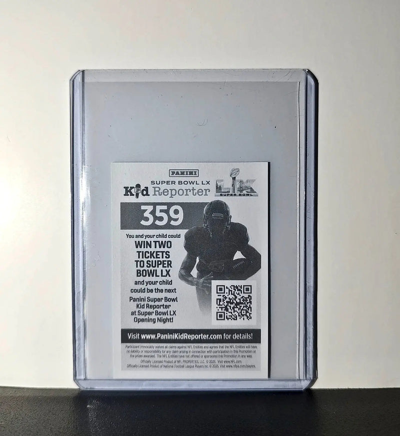 D.J. Moore 2025 Panini NFL #359 Foil Sticker Chicago Bears