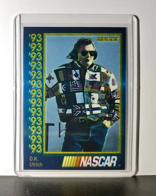D.K. Ulrich 1993 Maxx Premier Plus Racing #108 NASCAR Card RaDiUs Motorsports - Racing Card Single