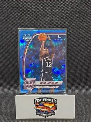 2024-25 Bowman University Chrome Sapphire Edition - Josh Hubbard #35 (RC) - Basketball Card Single