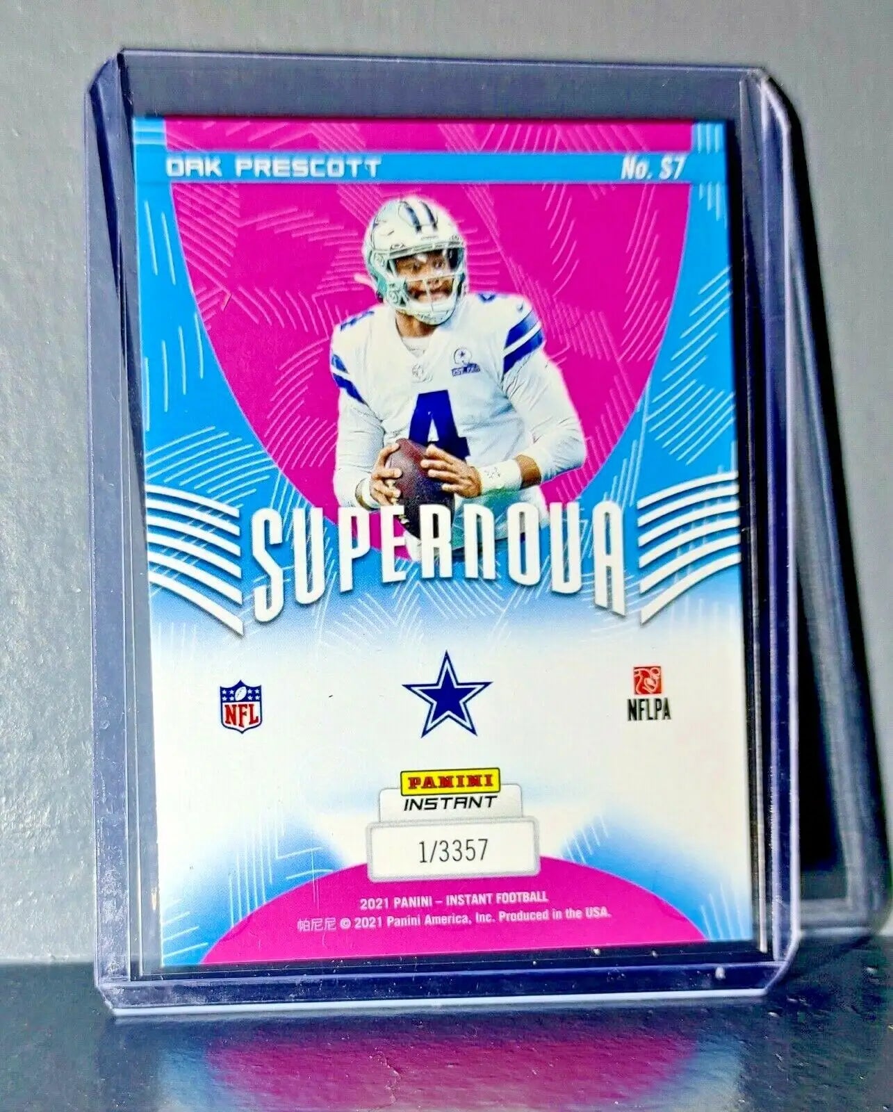 Dak Prescott 2021 Panini NFL Instant Supernova #7 Football Card 1 of 3357 - Football Card Single
