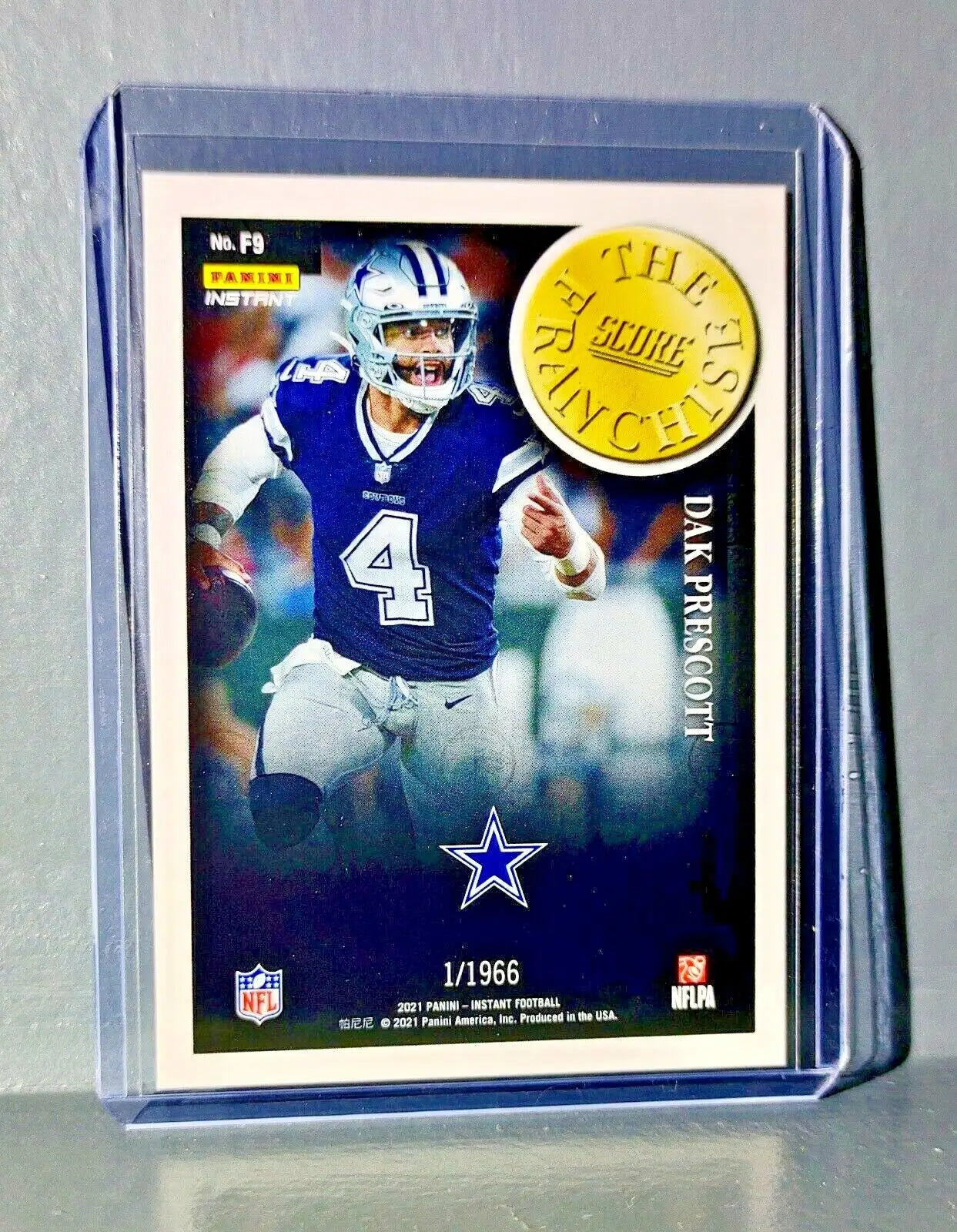 Dak Prescott 2021 Panini NFL Score The Franchise #9 Card 1/1966 - Football Card Single
