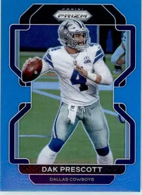 Dak Prescott - 2021 Panini Prizm - #242 - Blue Football - Football Card Single