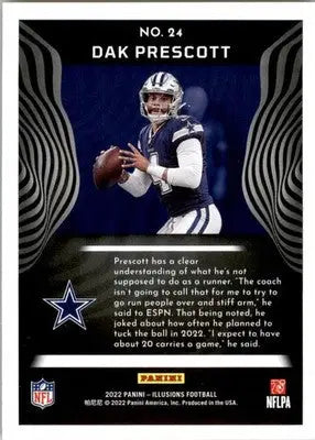 Dak Prescott - 2022 Panini Illusions - #24 - Football - Football Card Single