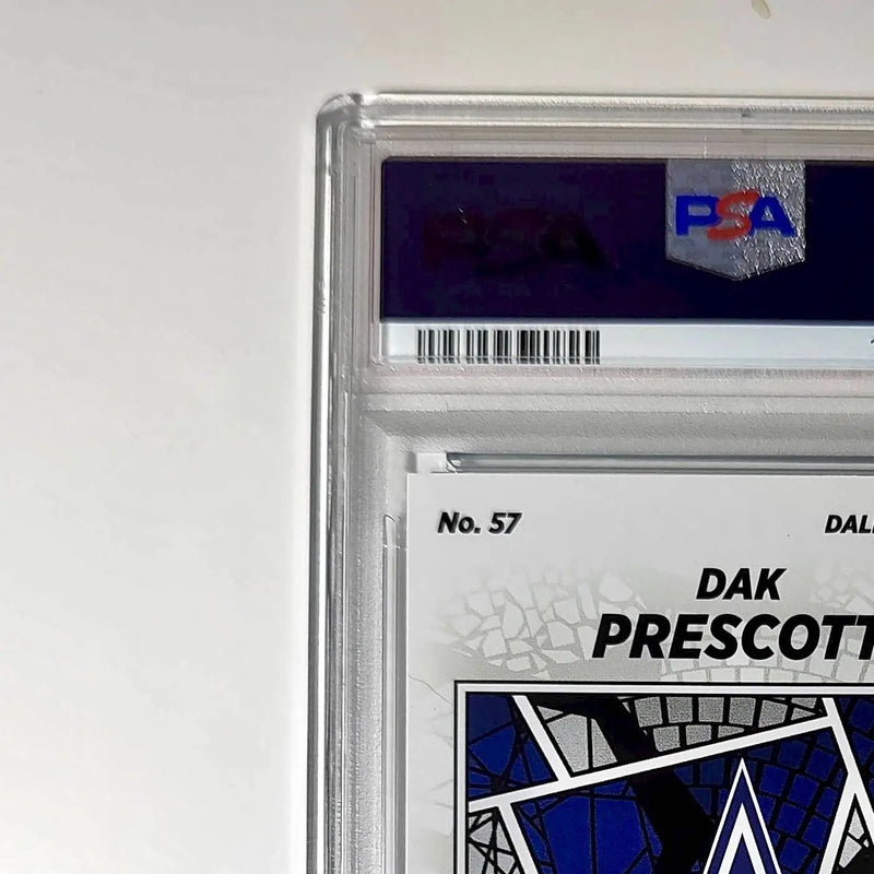 Dak Prescott 2024 Panini Sticker Collection 167/349 #57 Blue Foil PSA 8 NM-MT