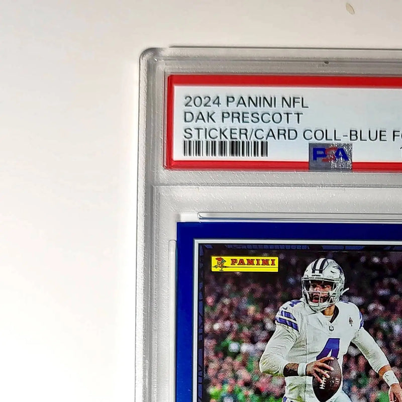 Dak Prescott 2024 Panini Sticker Collection 167/349 #57 Blue Foil PSA 8 NM-MT
