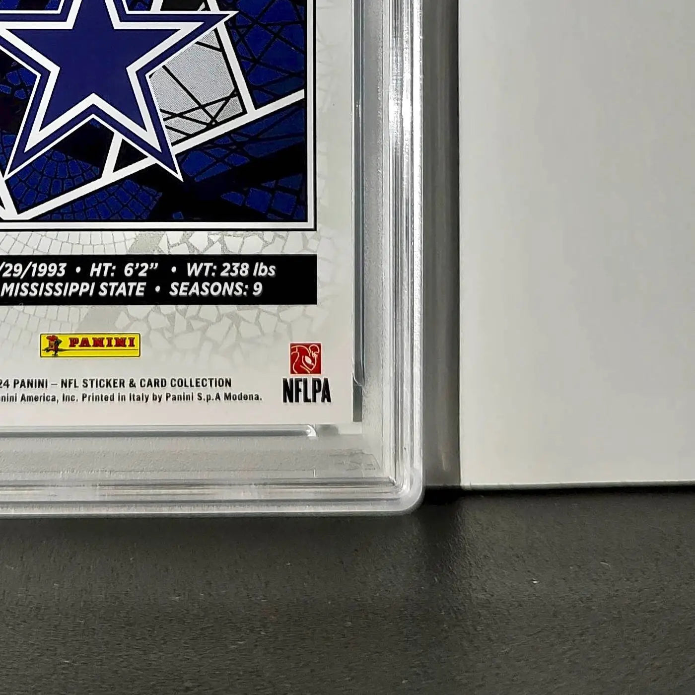 Dak Prescott 2024 Panini Sticker Collection 167/349 #57 Blue Foil PSA 8 NM-MT