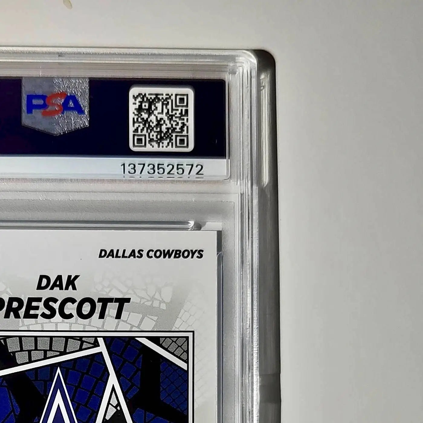 Dak Prescott 2024 Panini Sticker Collection 167/349 #57 Blue Foil PSA 8 NM-MT