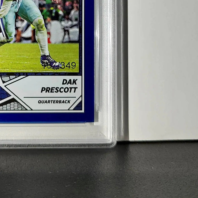 Dak Prescott 2024 Panini Sticker Collection 167/349 #57 Blue Foil PSA 8 NM-MT