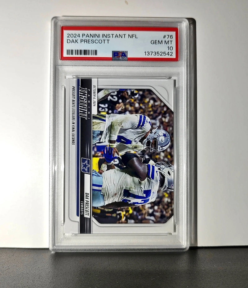Dak Prescott Rookie 2024 Panini Instant NFL #76 PSA 10 Gem Mint - Football Card Single
