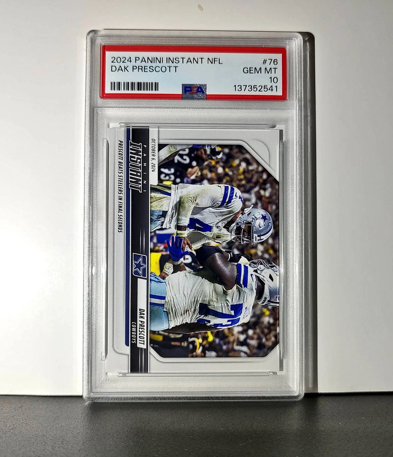 Dak Prescott Rookie 2024 Panini Instant NFL #76 PSA 10 Gem Mint
