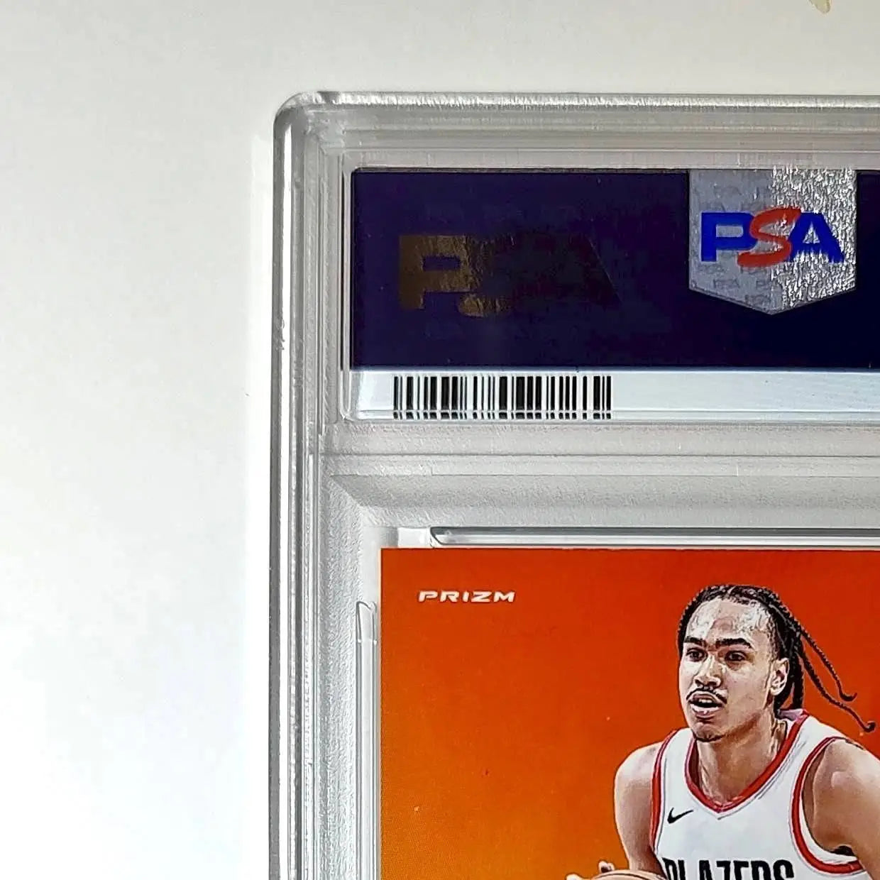 Dalano Banton 2023 NBA Hoops #HS-DN0 Hot Signatures Prizm Disco PSA 9 Auto 10 - Basketball Card Single
