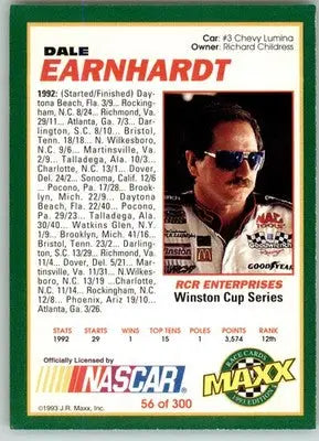 Dale Earnhardt - 1993 Maxx - #56 - Racing - Racing Card Single