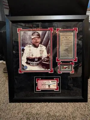 Dale Earnhardt Autographed - Piece of Race car - Authenticated #2039/2500 - Sports Memorabilia