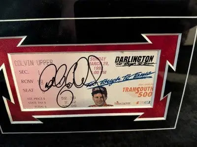 Dale Earnhardt Autographed - Piece of Race car - Authenticated #2039/2500 - Sports Memorabilia