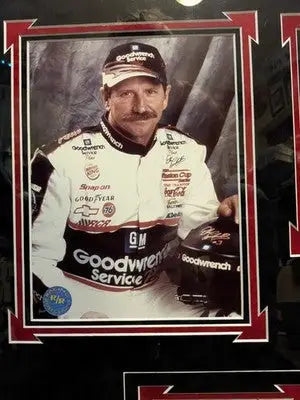 Dale Earnhardt Autographed - Piece of Race car - Authenticated #2039/2500 - Sports Memorabilia
