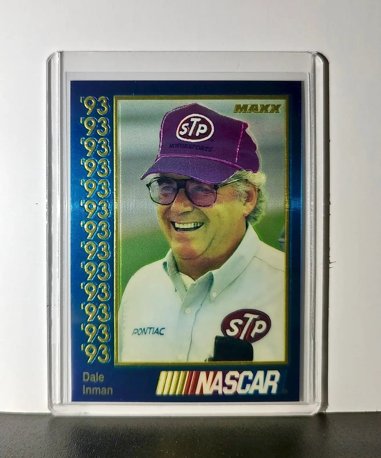 Dale Inman 1993 Maxx Premier Plus Racing #162 NASCAR Card Petty Enterprises - Racing Card Single