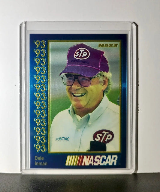 Dale Inman 1993 Maxx Premier Plus Racing #162 NASCAR Card Petty Enterprises - Racing Card Single