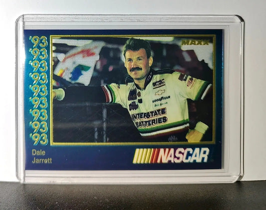 Dale Jarrett 1993 Maxx Premier Plus Racing #18 NASCAR Card Joe Gibbs Racing - Racing Card Single