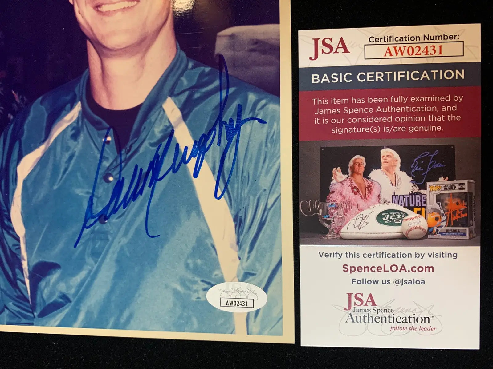 Dale Murphy Dwight Gooden Dual Signed 8x10 Baseball Photo Auto Braves Mets JSA - Sports Memorabilia