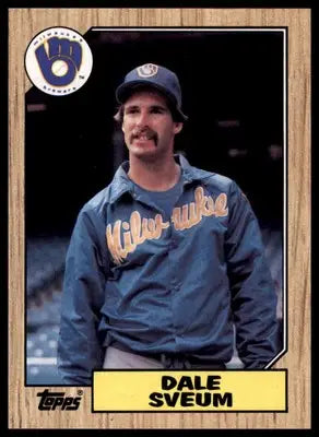Dale Sveum Rookie 1987 Topps #327 Milwaukee Brewers - Baseball Card Single