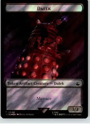 Dalek // Beast Token - Universes Beyond: Doctor Who - 44 // 49 - Surge Foil LP