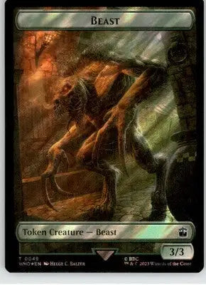 Dalek // Beast Token - Universes Beyond: Doctor Who - 44 // 49 - Surge Foil LP