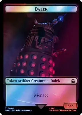 Dalek // Beast Token - Universes Beyond: Doctor Who - 44 // 49 - Surge Foil LP