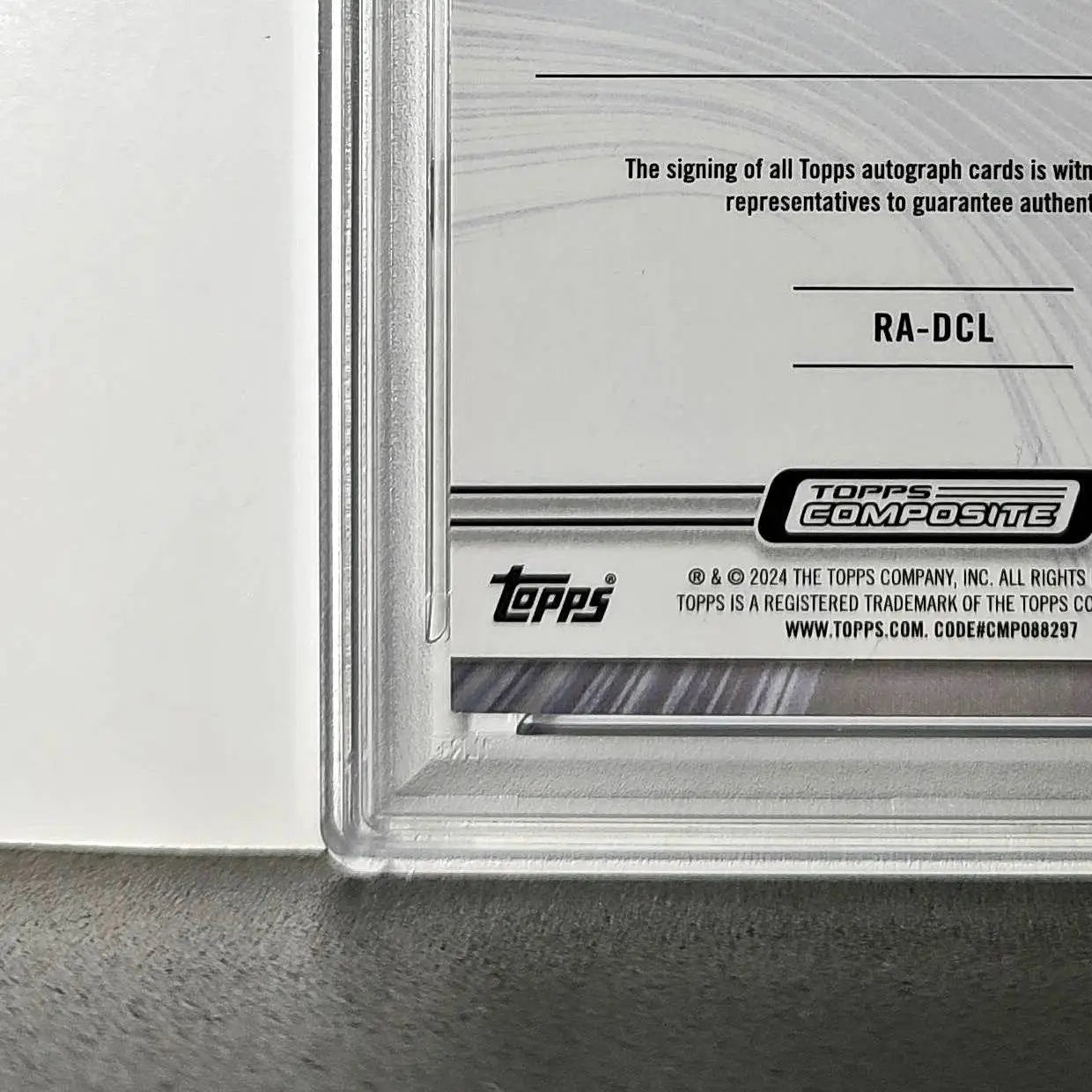 Dallas Clark 2023 Topps Resurgence #RA-DCL White Surge 38/125 PSA 9 Auto 10 - Football Card Single